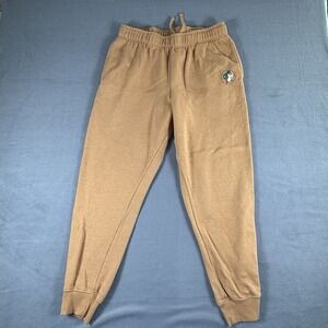 Bucees Sweatpants Joggers Adult Large Brown Gas Station Cotton Fleece